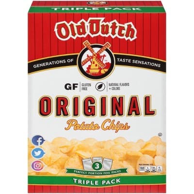Old Dutch Triple Pack Original Potato Chips