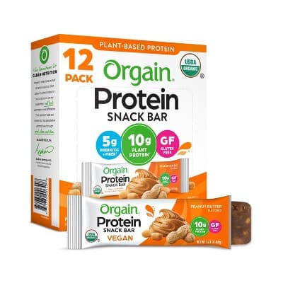 Orgain Organic Vegan Protein Bar - Peanut Butter