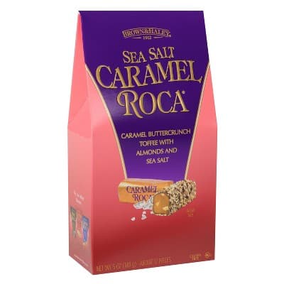 Roca Holiday Almond Sea Salt Caramel Toffee Chocolate
