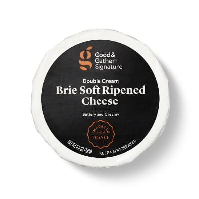 Signature Double Cream French Brie Cheese - Good &#38; Gather&#8482;