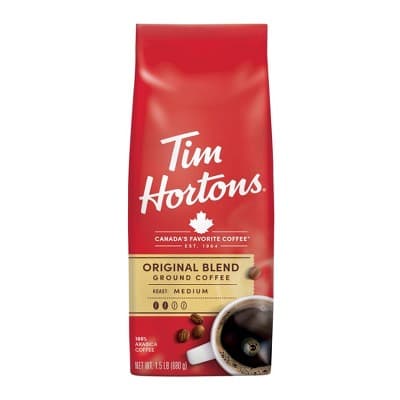Tim Hortons Original Blend Medium Roast Ground Coffee