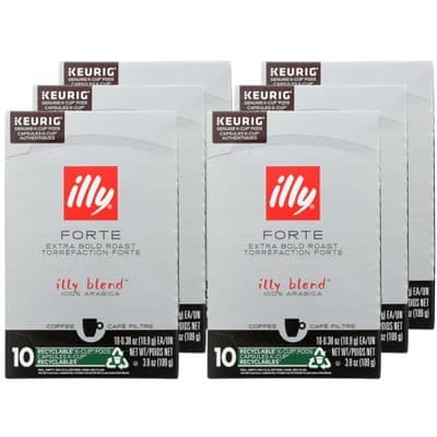Illy Forte Extra Bold Roast K-Cup Pods