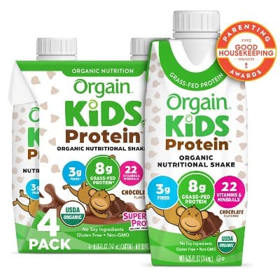 Orgain Kids Chocolate Protein Shake - Oz Cartons