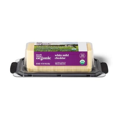 Organic Crackercut White Mild Cheddar Cheese - Good &#38; Gather&#8482;