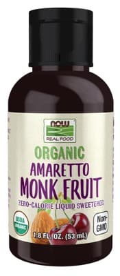 Now Foods Organic Amaretto Monk Fruit Liquid  - Liquid