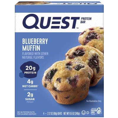 Quest Blueberry Muffin Protein Bar
