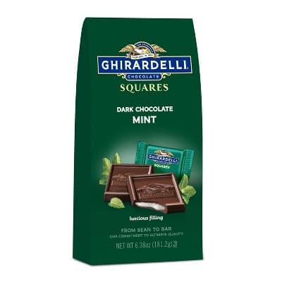 Ghirardelli Dark Chocolate Mint Chocolate Squares