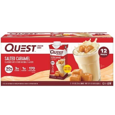 Quest Nutrition Ready To Drink Protein Shake &#8211; Salted Caramel 