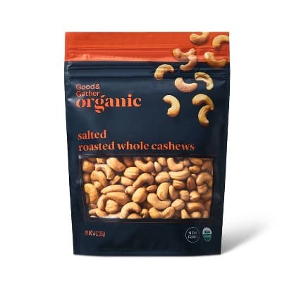 Organic Salted Roasted Whole Cashews - Good &#38; Gather&#8482;