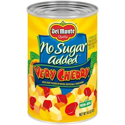 Del Monte No Sugar Added Very Cherry Mixed Fruit