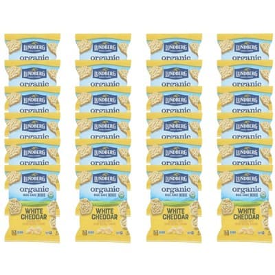Lundberg Organic White Cheddar Rice Cakes Minis