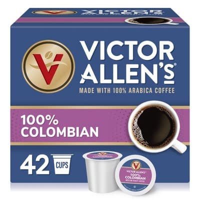 Victor Allen'S Coffee 100% Colombian, Medium Roast, Single Serve Coffee Pods For Keurig K-Cup Brewers