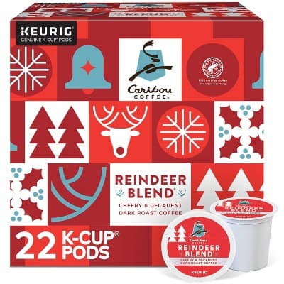 Caribou Coffee Reindeer Blend Keurig K-Cup Coffee Pods - Dark Roast