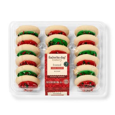 Holiday Red &#38; Green Frosted Cookies  Favorite Day&#8482;