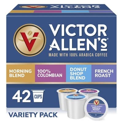 Victor Allen'S Coffee Favorites Variety Pack Single Serve Coffee