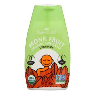 Sweetleaf Monk Fruit Organic Sweetener Squeezable