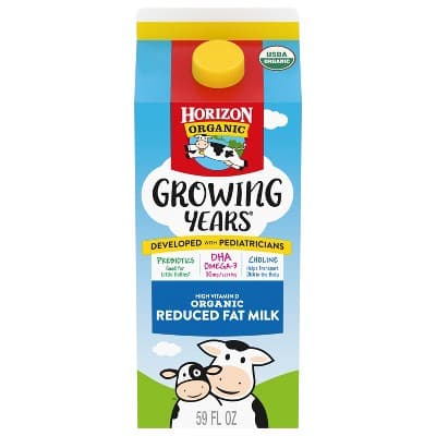 Horizon Organic Growing Years 2% Milk With Dha Omega
