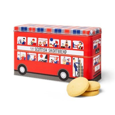M&#38;S Scottish Shortbread Biscuit Bus Tin
