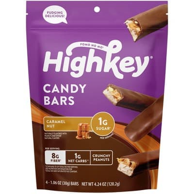 Highkey Caramel Nut Candy Bar