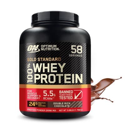 Optimum Nutrition Gold Standard 100% Whey Protien - Double Chocolate