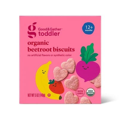 Organic Beetroot Biscuit Toddler Snacks  Good &#38; Gather&#8482;