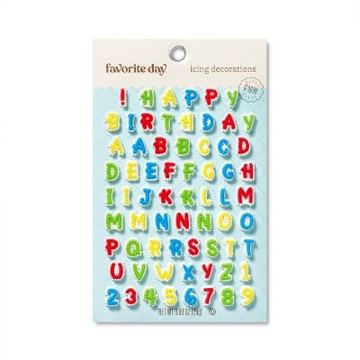 Happy Birthday Dot Matrix Icing Decoration - Favorite Day&#8482;