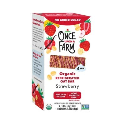 Once Upon A Farm Strawberry Organic  Oat Bar