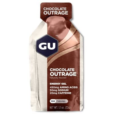 Gu Energy Chocolate Outrage Nutrition Gel