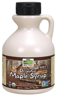 Now Foods Maple Syrup, Organic Grade A Dark Color (Formerly Grade B)  - Liquid