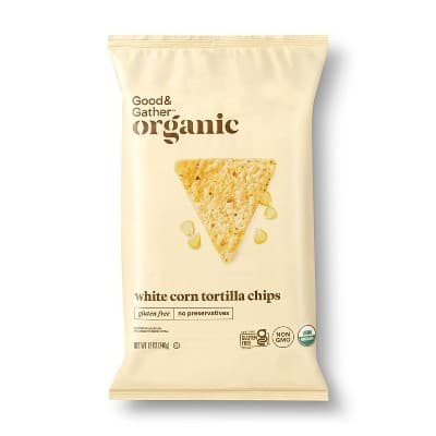 Organic White Corn Tortilla Chips - Good & Gather™