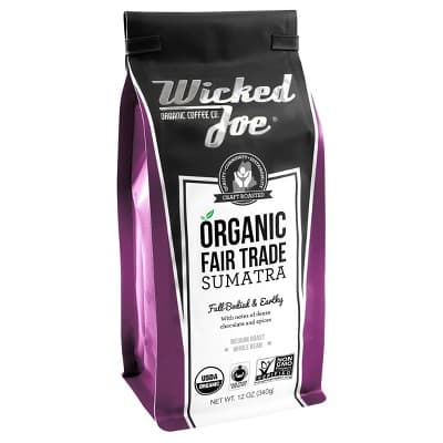 Wicked Joe Coffee Co. Sumatra Medium Roast Whole Bean Coffee