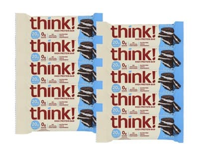 Think! Cookies & Creme High Protein Bar - 10 Bars