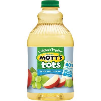 Mott&#39;S For Tots Apple White Grape Juice - Oz