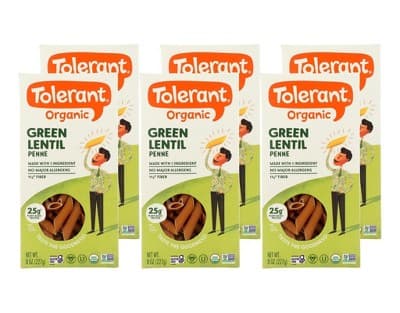 Tolerant Organic Green Lentil Penne