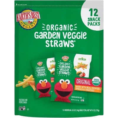 Earth&#39;S Best Sesame Street Veggie Straws Multipack