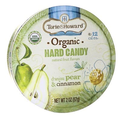 Torie & Howard Organic Hard Candy - D'Anjou Pear & Cinnamon