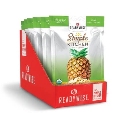 Readywise Simple Kitchen Organic Freeze Dried Pineapple
