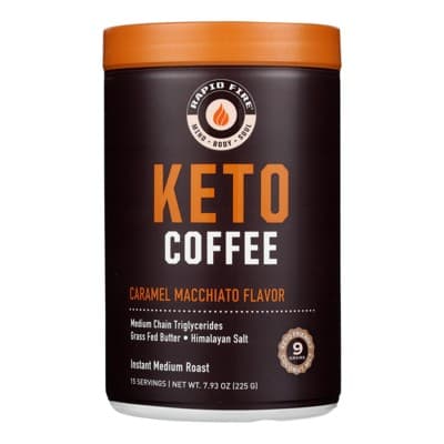 Rapid Fire Instant Coffee Keto Caramel Macchiato Flavor - 1