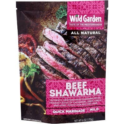 Wild Garden Marinade Beef Shawarma