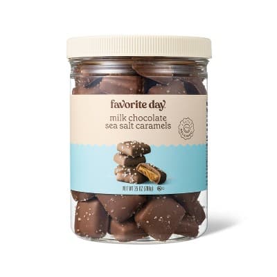Milk Chocolate Sea Salt Caramels Candy - Favorite Day&#8482;