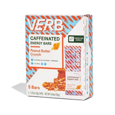Verb Caffeinated Energy Bars - Peanut Butter Crunch