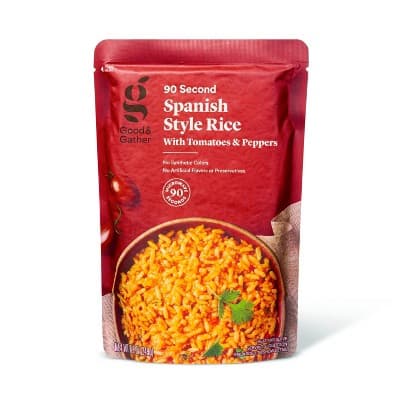 90 Second Spanish Style Rice With Tomatoes And Peppers Microwavable Pouch - Good & Gather™
