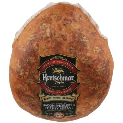 Kretschmar Off The Bone Bacon Covered Turkey Breast - Price Per
