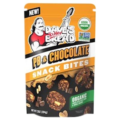 Dave&#39;S Killer Bread Crunchy Snack Bites Peanut Butter Choco Bliss