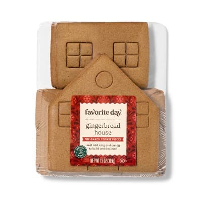 Holiday Classic House Gingerbread Kit With Roof Helper - Favorite Day&#8482;