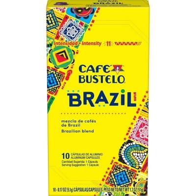 Caf&#233; Bustelo Brazil Nespresso Dark Roast Coffee