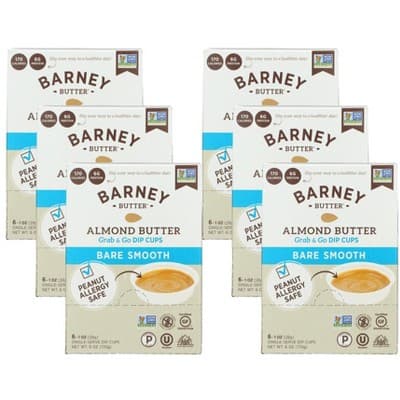 Barney Butter Bare Smooth Almond Butter Dip Cups
