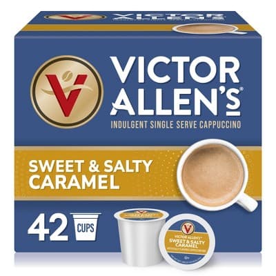 Victor Allen'S Coffee Sweet & Salty Flavored Caramel Cappuccino