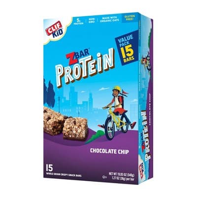 Clif Kid Zbar Protein Chocolate Chip Snack Bars