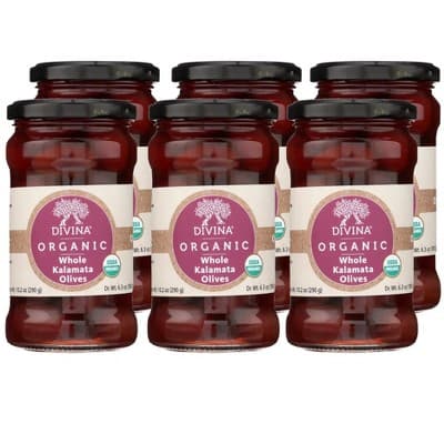 Divina Organic Whole Kalamata Olives